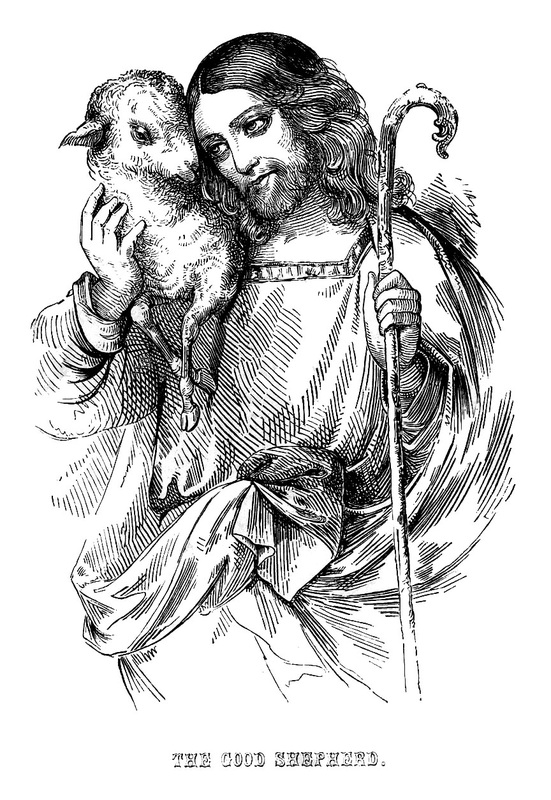 clipart jesus and lamb - photo #32