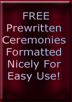 Free prewritten wedding ceremonies